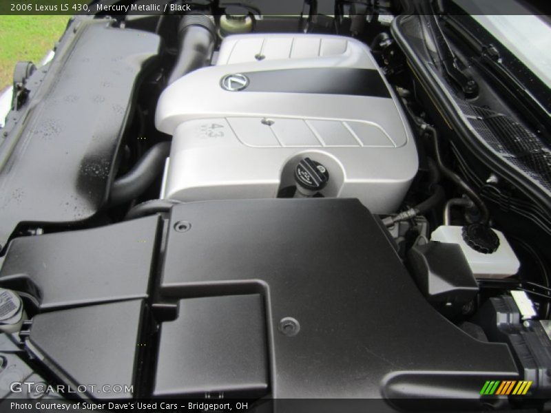 Mercury Metallic / Black 2006 Lexus LS 430