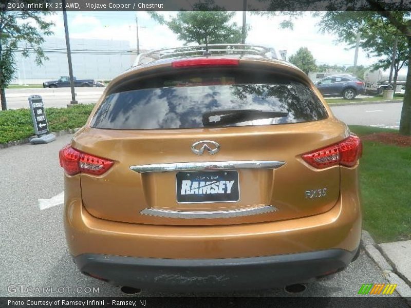 Mojave Copper / Chestnut 2010 Infiniti FX 35 AWD