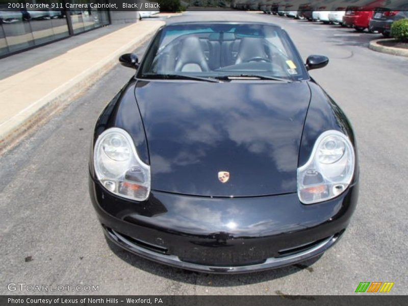 Black / Black 2001 Porsche 911 Carrera Cabriolet