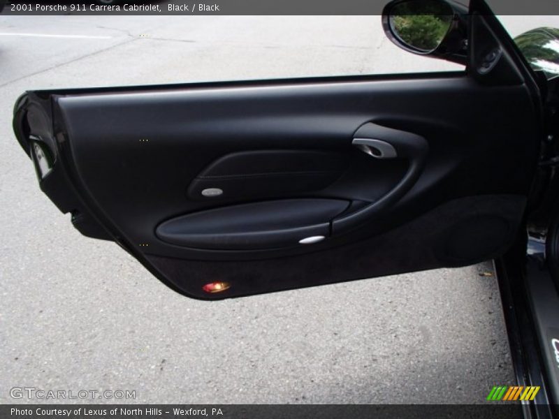 Black / Black 2001 Porsche 911 Carrera Cabriolet