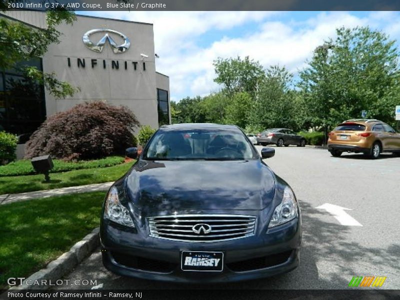 Blue Slate / Graphite 2010 Infiniti G 37 x AWD Coupe