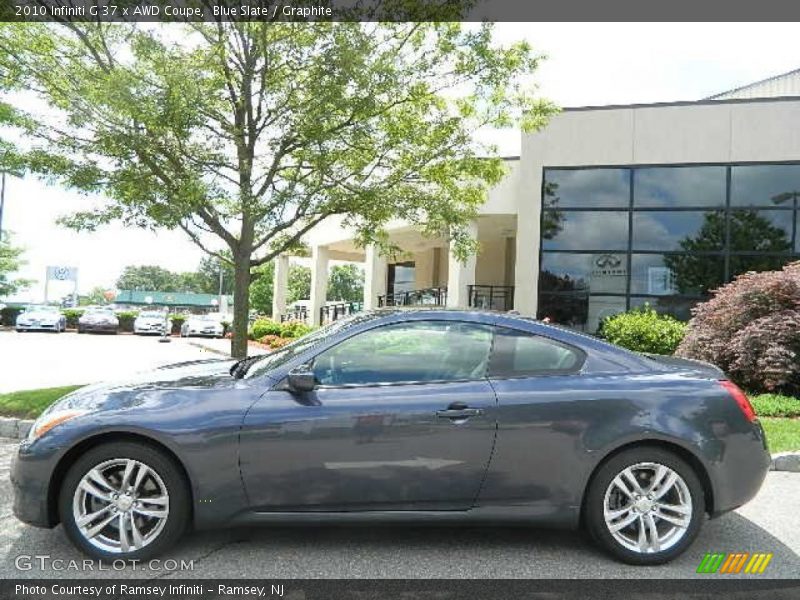 Blue Slate / Graphite 2010 Infiniti G 37 x AWD Coupe