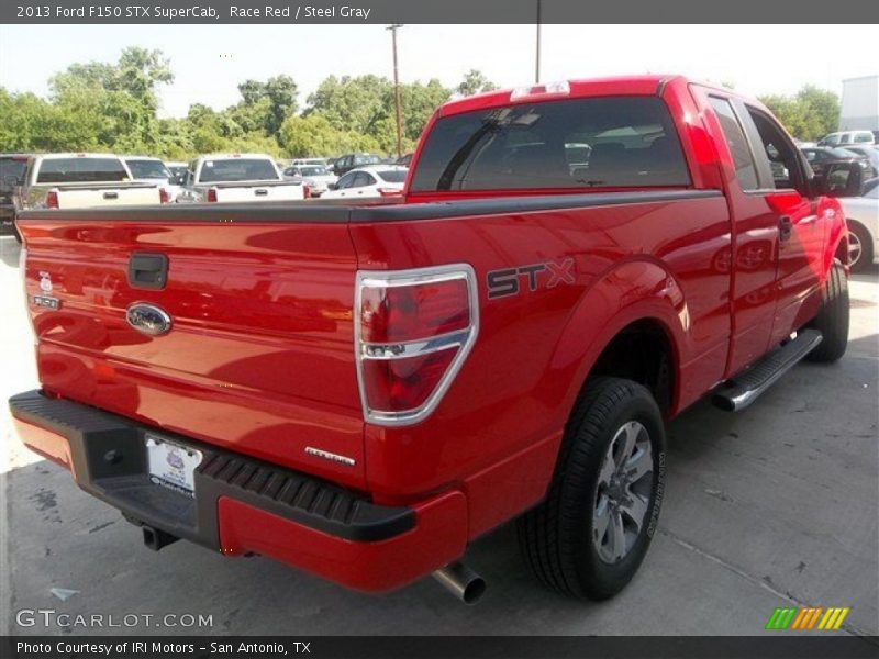 Race Red / Steel Gray 2013 Ford F150 STX SuperCab