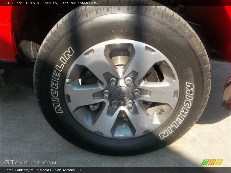 Race Red / Steel Gray 2013 Ford F150 STX SuperCab
