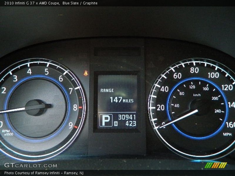 Blue Slate / Graphite 2010 Infiniti G 37 x AWD Coupe