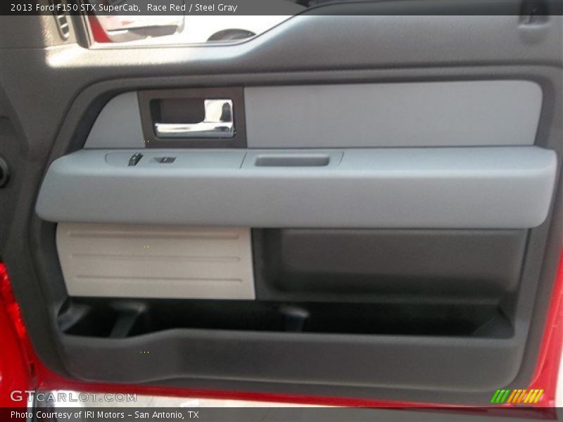 Race Red / Steel Gray 2013 Ford F150 STX SuperCab