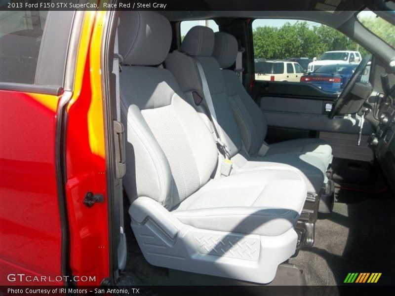 Race Red / Steel Gray 2013 Ford F150 STX SuperCab