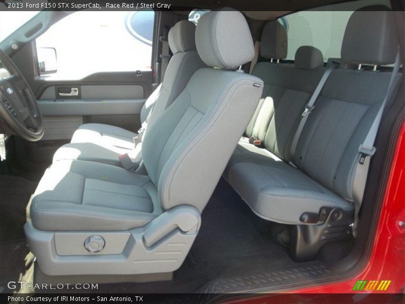 Race Red / Steel Gray 2013 Ford F150 STX SuperCab