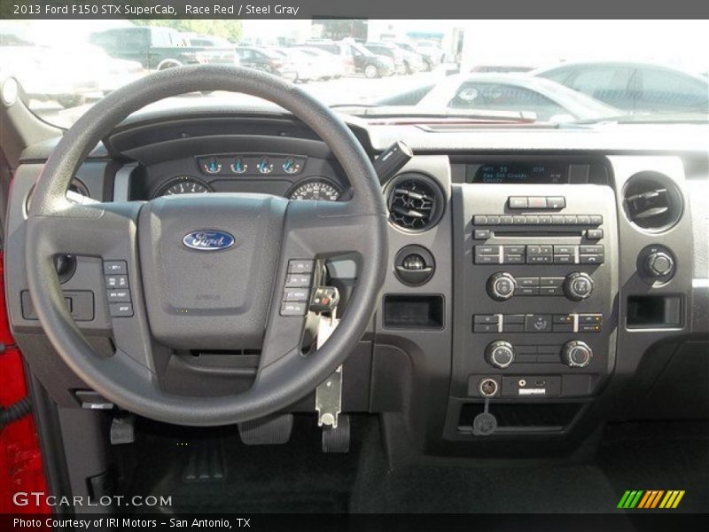 Race Red / Steel Gray 2013 Ford F150 STX SuperCab