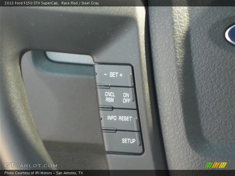 Race Red / Steel Gray 2013 Ford F150 STX SuperCab