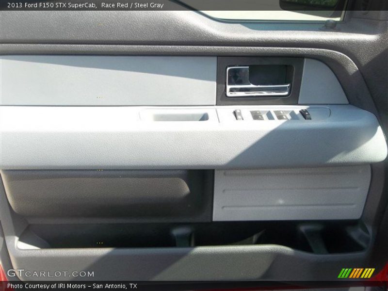 Race Red / Steel Gray 2013 Ford F150 STX SuperCab