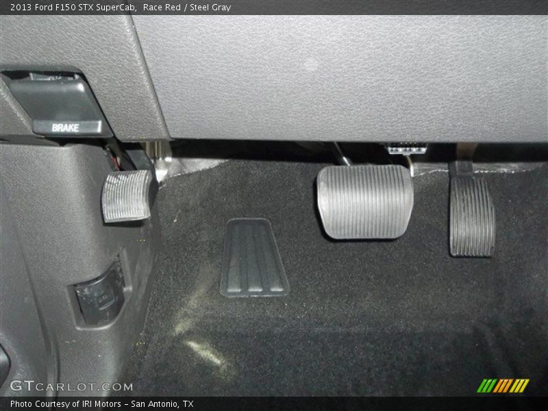 Race Red / Steel Gray 2013 Ford F150 STX SuperCab