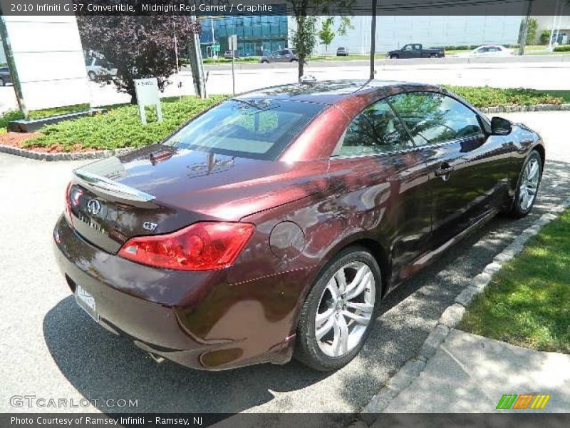 Midnight Red Garnet / Graphite 2010 Infiniti G 37 Convertible