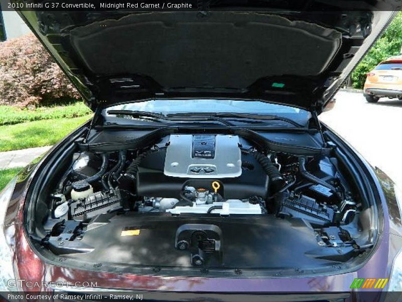 Midnight Red Garnet / Graphite 2010 Infiniti G 37 Convertible