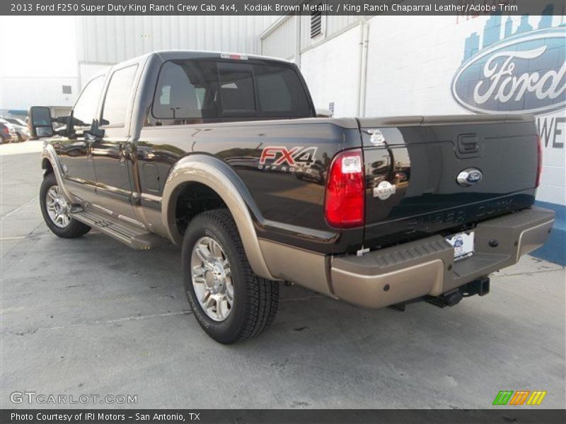 Kodiak Brown Metallic / King Ranch Chaparral Leather/Adobe Trim 2013 Ford F250 Super Duty King Ranch Crew Cab 4x4