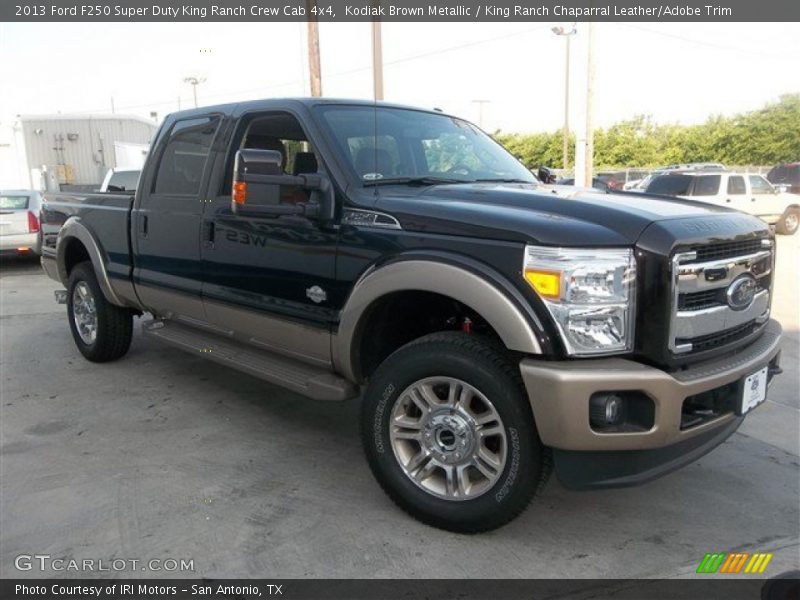 Kodiak Brown Metallic / King Ranch Chaparral Leather/Adobe Trim 2013 Ford F250 Super Duty King Ranch Crew Cab 4x4