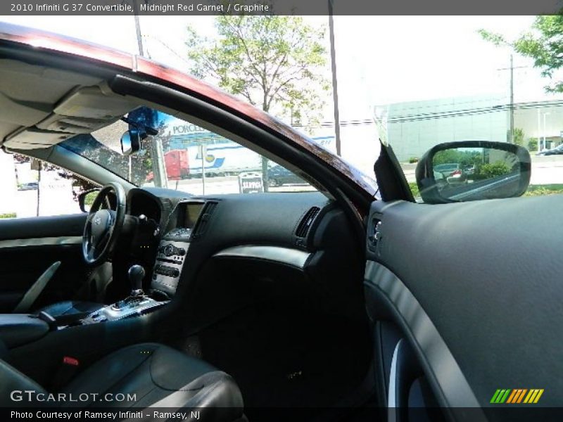 Midnight Red Garnet / Graphite 2010 Infiniti G 37 Convertible
