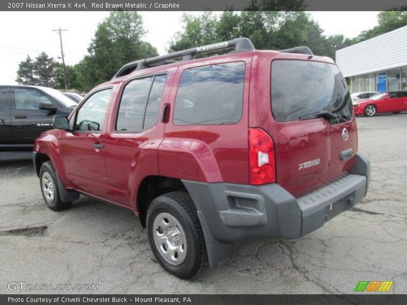 Red Brawn Metallic / Graphite 2007 Nissan Xterra X 4x4