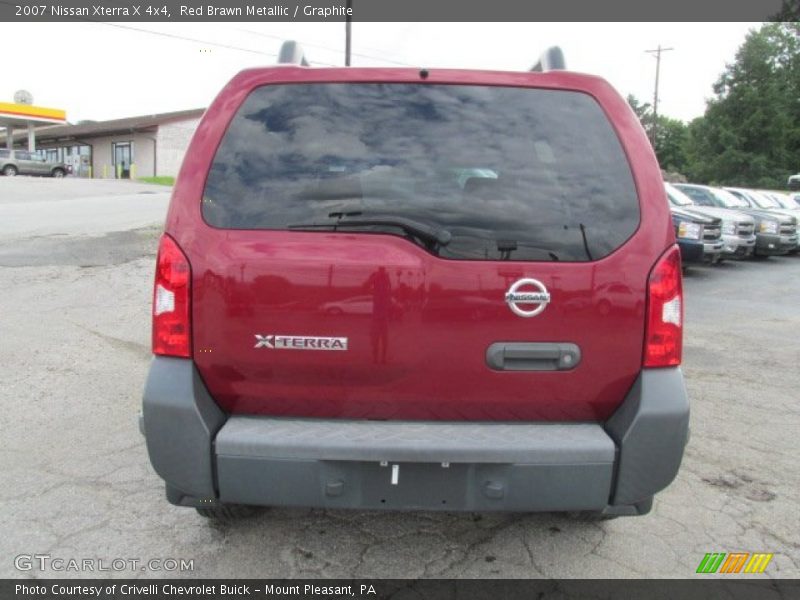 Red Brawn Metallic / Graphite 2007 Nissan Xterra X 4x4
