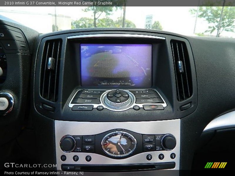Midnight Red Garnet / Graphite 2010 Infiniti G 37 Convertible
