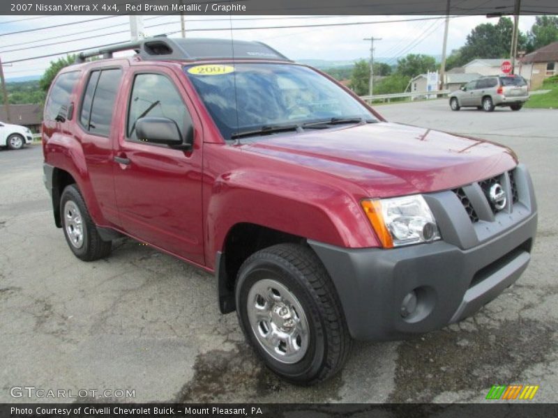 Red Brawn Metallic / Graphite 2007 Nissan Xterra X 4x4