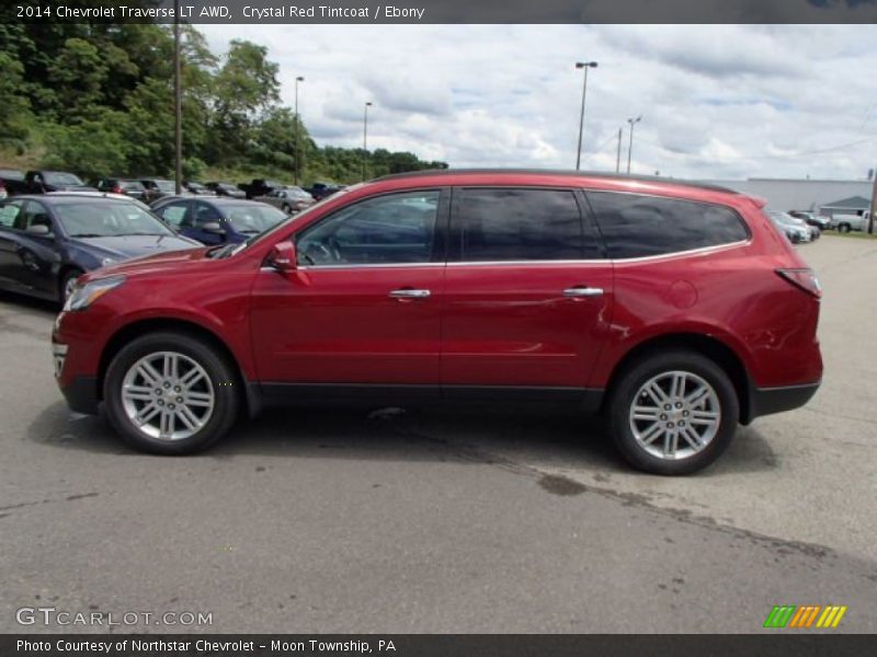  2014 Traverse LT AWD Crystal Red Tintcoat