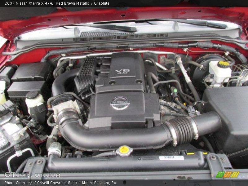 Red Brawn Metallic / Graphite 2007 Nissan Xterra X 4x4