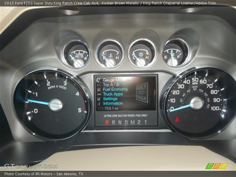 Kodiak Brown Metallic / King Ranch Chaparral Leather/Adobe Trim 2013 Ford F250 Super Duty King Ranch Crew Cab 4x4