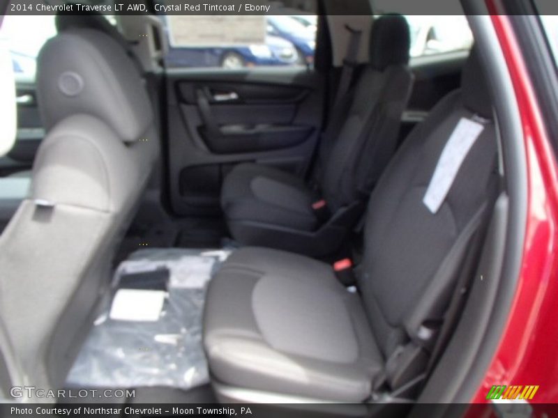 Crystal Red Tintcoat / Ebony 2014 Chevrolet Traverse LT AWD
