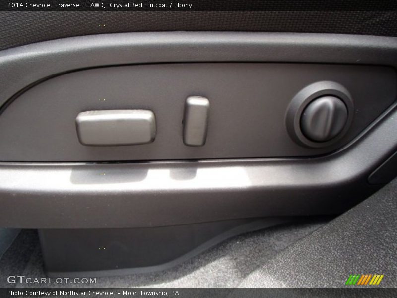 Crystal Red Tintcoat / Ebony 2014 Chevrolet Traverse LT AWD