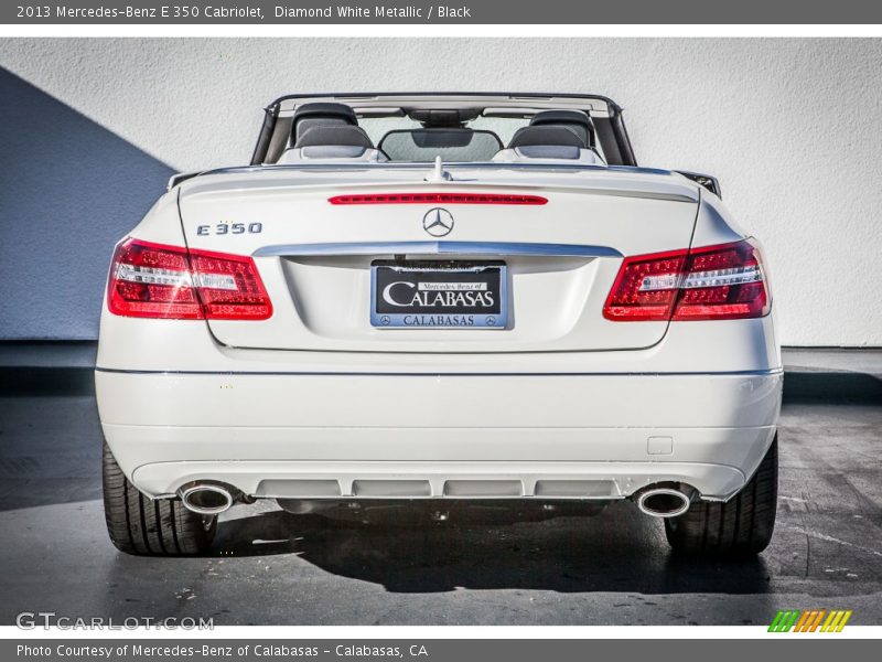 Diamond White Metallic / Black 2013 Mercedes-Benz E 350 Cabriolet