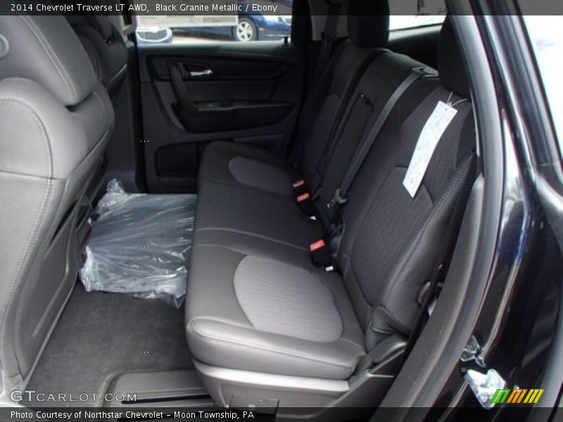 Black Granite Metallic / Ebony 2014 Chevrolet Traverse LT AWD