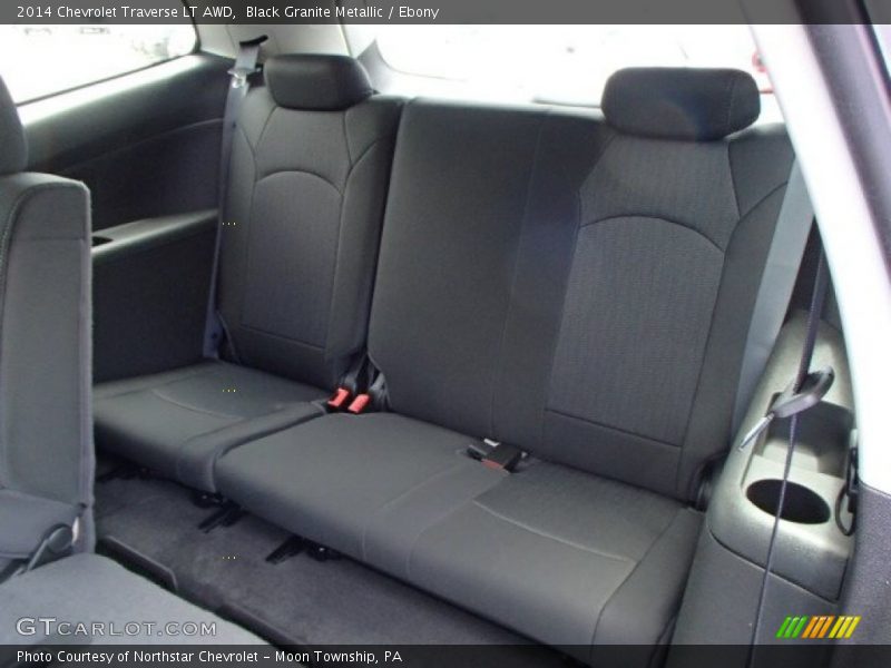 Black Granite Metallic / Ebony 2014 Chevrolet Traverse LT AWD