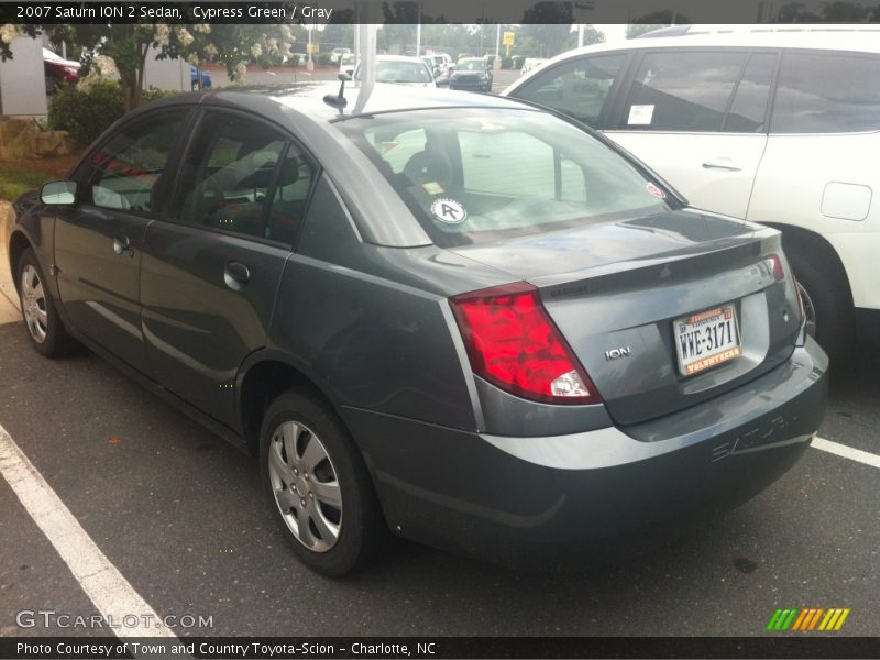 Cypress Green / Gray 2007 Saturn ION 2 Sedan