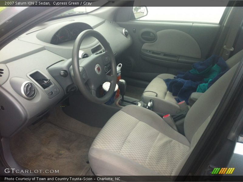 Cypress Green / Gray 2007 Saturn ION 2 Sedan