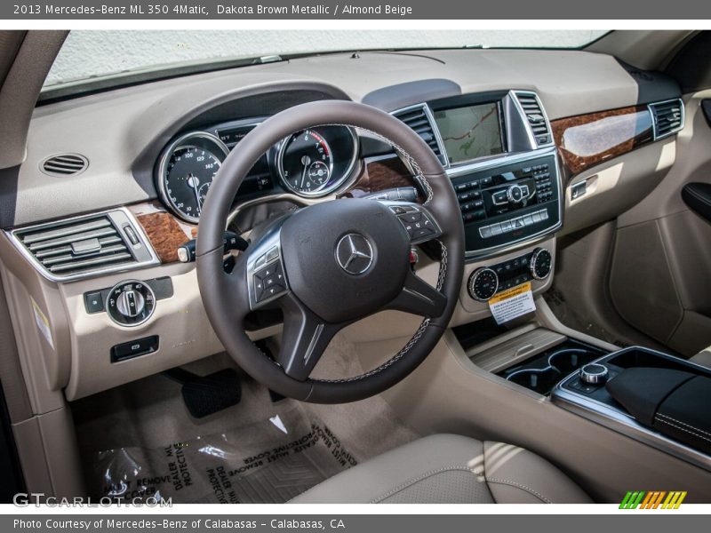 Dakota Brown Metallic / Almond Beige 2013 Mercedes-Benz ML 350 4Matic