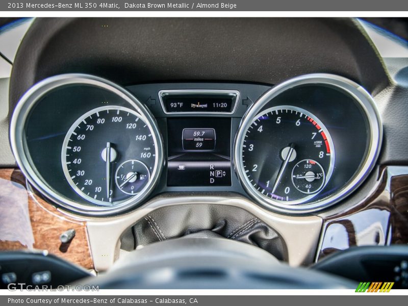 Dakota Brown Metallic / Almond Beige 2013 Mercedes-Benz ML 350 4Matic