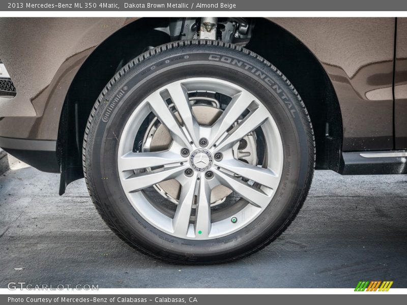 Dakota Brown Metallic / Almond Beige 2013 Mercedes-Benz ML 350 4Matic