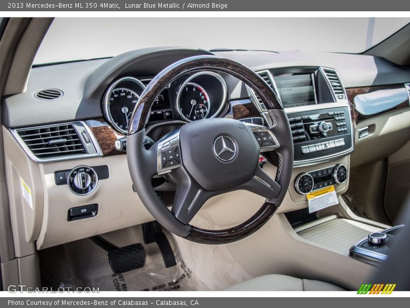 Lunar Blue Metallic / Almond Beige 2013 Mercedes-Benz ML 350 4Matic
