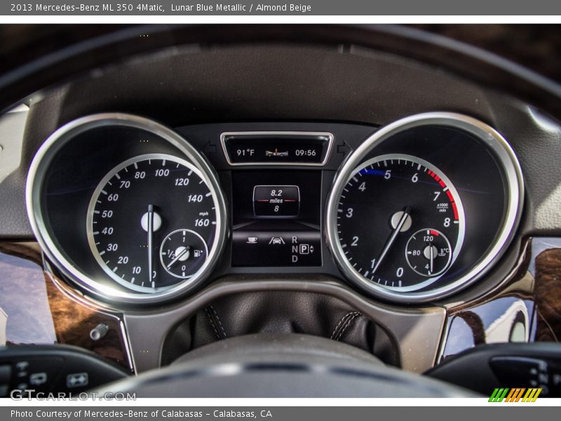 Lunar Blue Metallic / Almond Beige 2013 Mercedes-Benz ML 350 4Matic