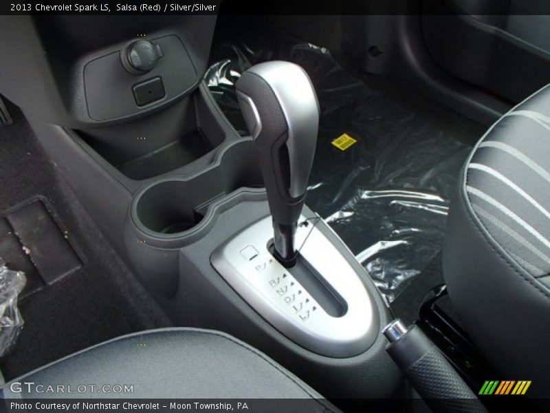 Salsa (Red) / Silver/Silver 2013 Chevrolet Spark LS