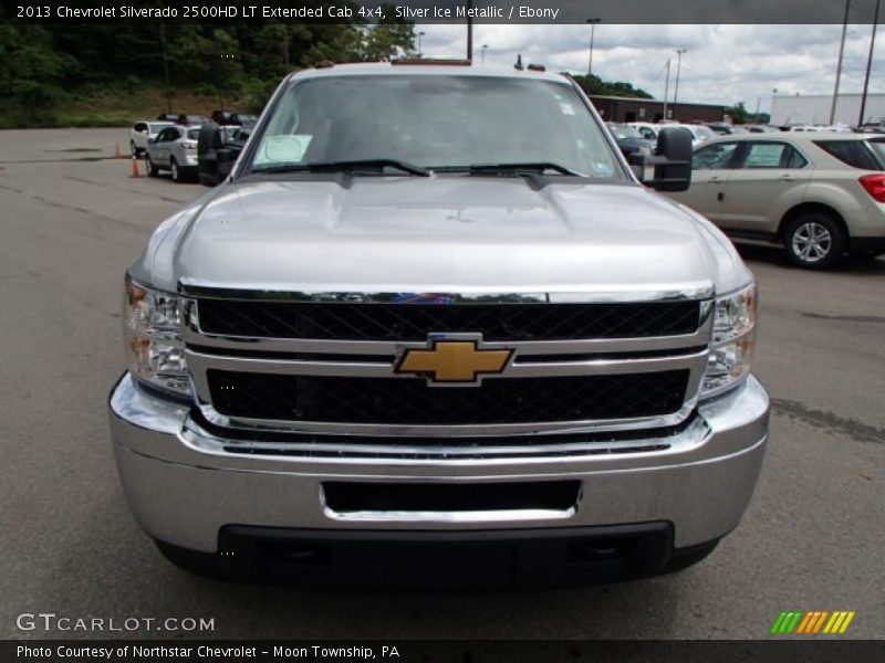 Silver Ice Metallic / Ebony 2013 Chevrolet Silverado 2500HD LT Extended Cab 4x4
