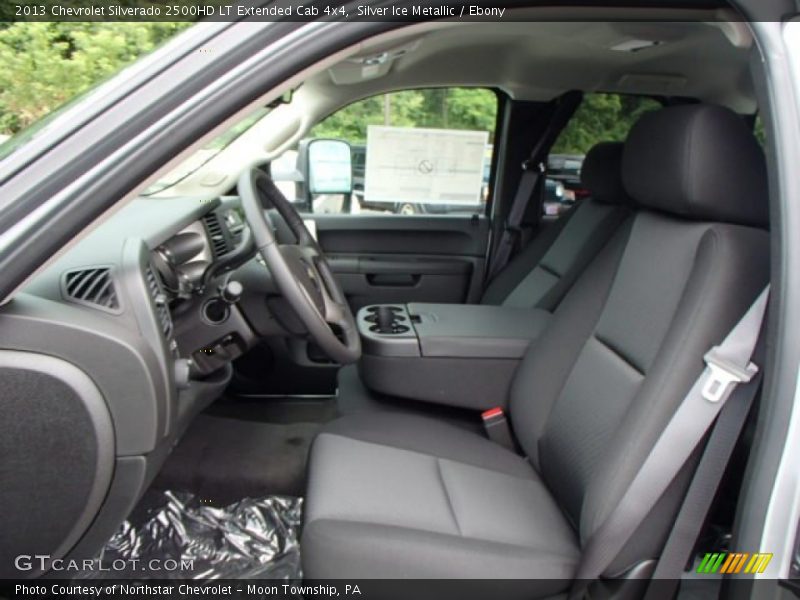 Silver Ice Metallic / Ebony 2013 Chevrolet Silverado 2500HD LT Extended Cab 4x4