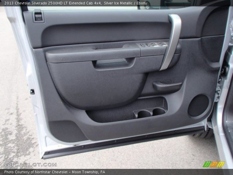 Silver Ice Metallic / Ebony 2013 Chevrolet Silverado 2500HD LT Extended Cab 4x4