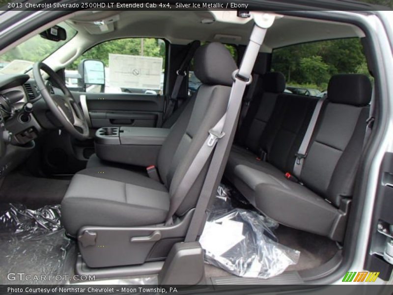 Silver Ice Metallic / Ebony 2013 Chevrolet Silverado 2500HD LT Extended Cab 4x4