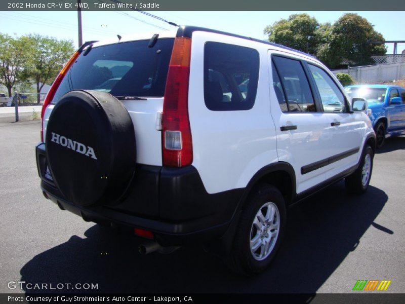 Taffeta White / Saddle 2002 Honda CR-V EX 4WD