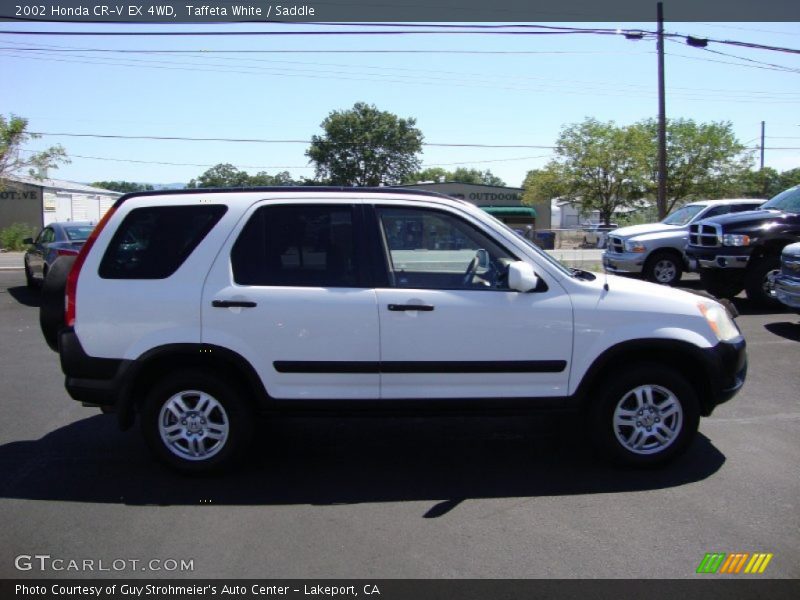 Taffeta White / Saddle 2002 Honda CR-V EX 4WD
