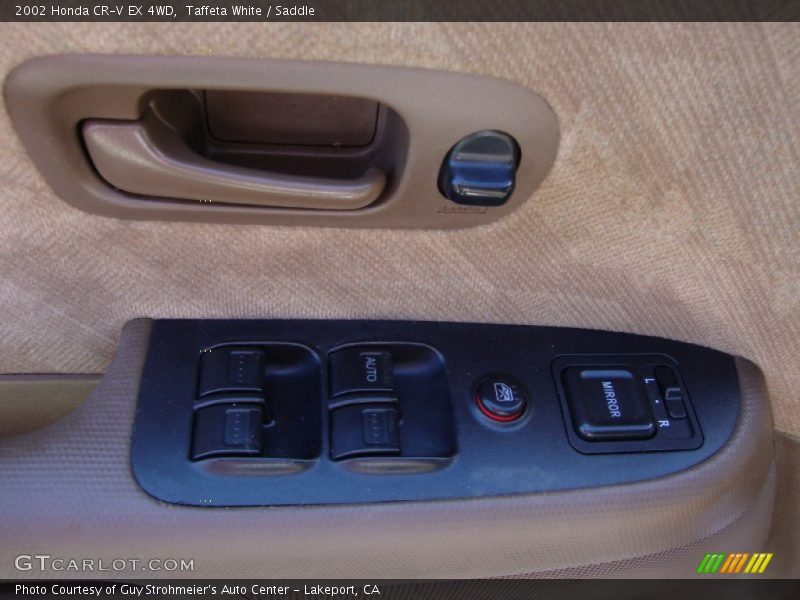 Taffeta White / Saddle 2002 Honda CR-V EX 4WD