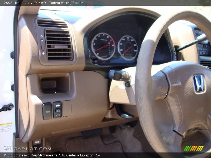 Taffeta White / Saddle 2002 Honda CR-V EX 4WD