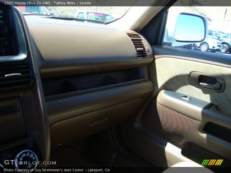 Taffeta White / Saddle 2002 Honda CR-V EX 4WD